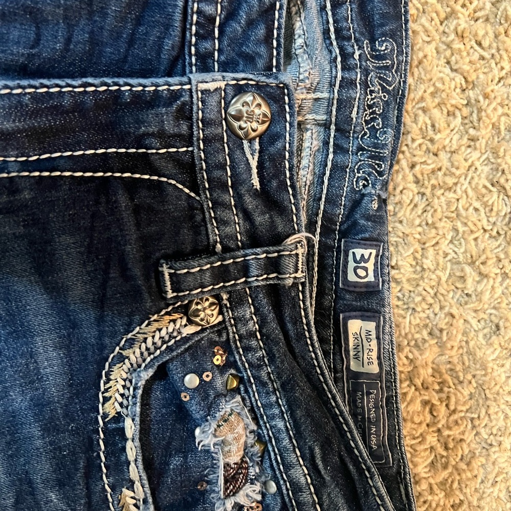 Miss me jeans. Size 30 mid rise skinny